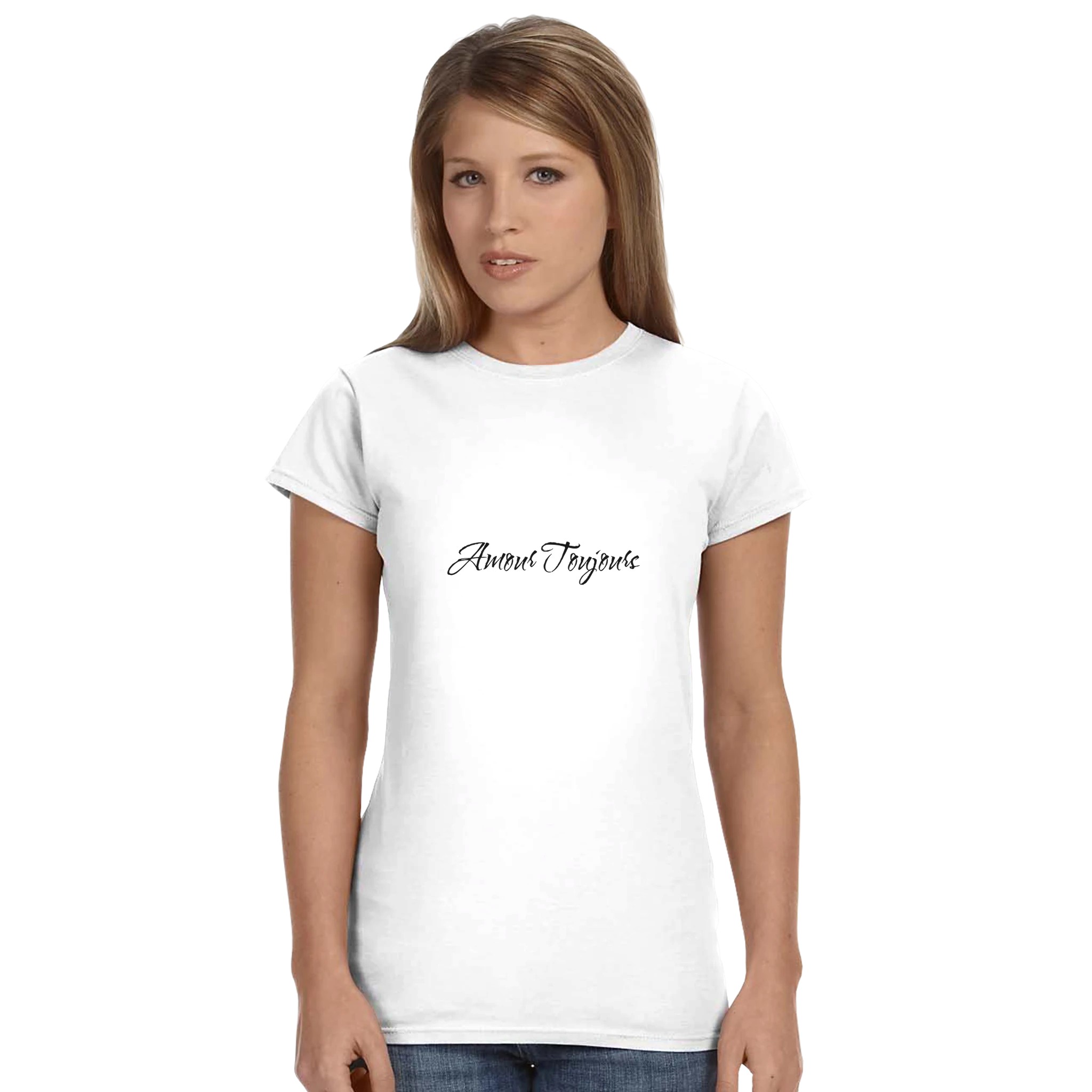 T-Shirt Donna Amour Toujours | Maglia in Cotone - Klothero