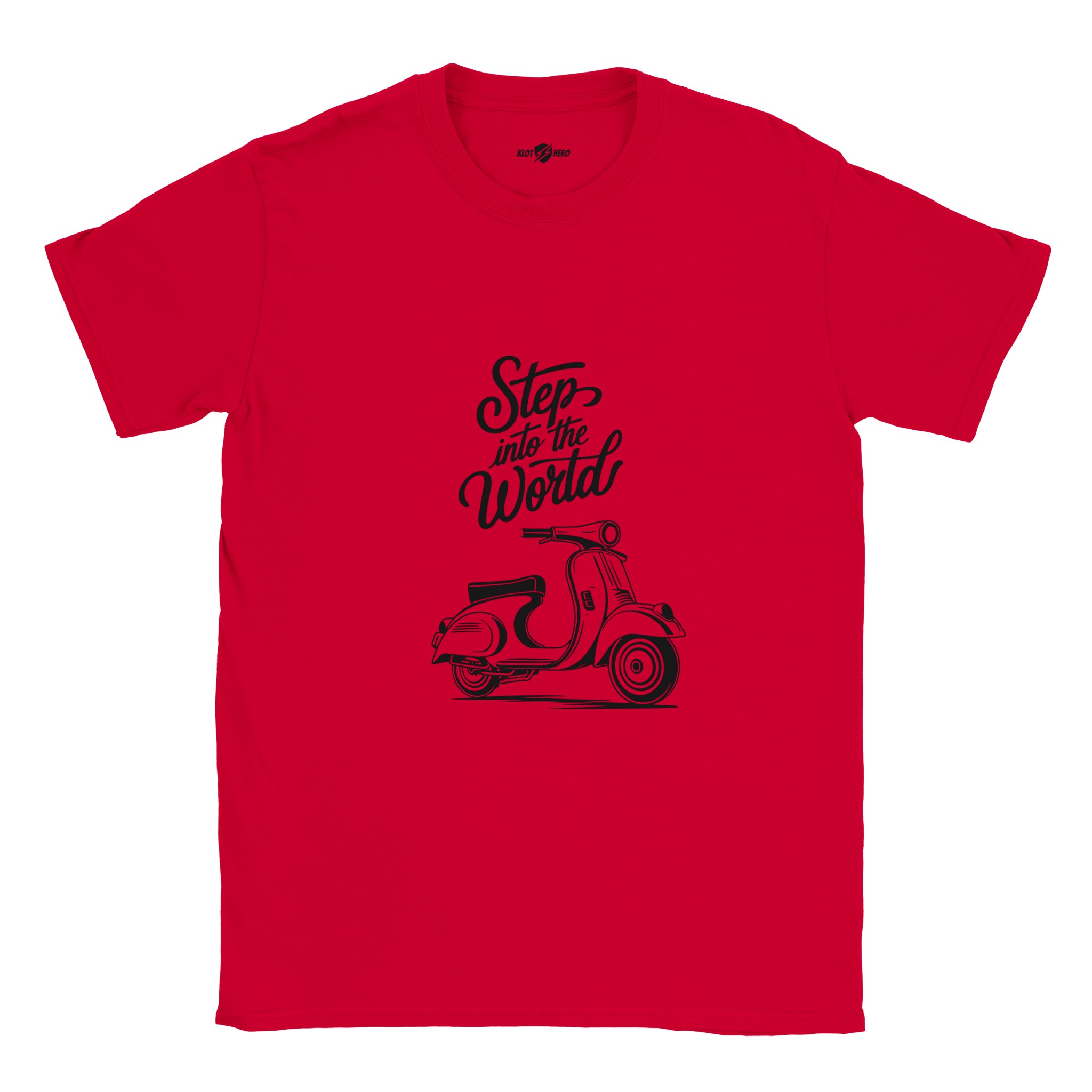 T-shirt Uomo Streetwear Stampa Scooter Vintage - Klothero