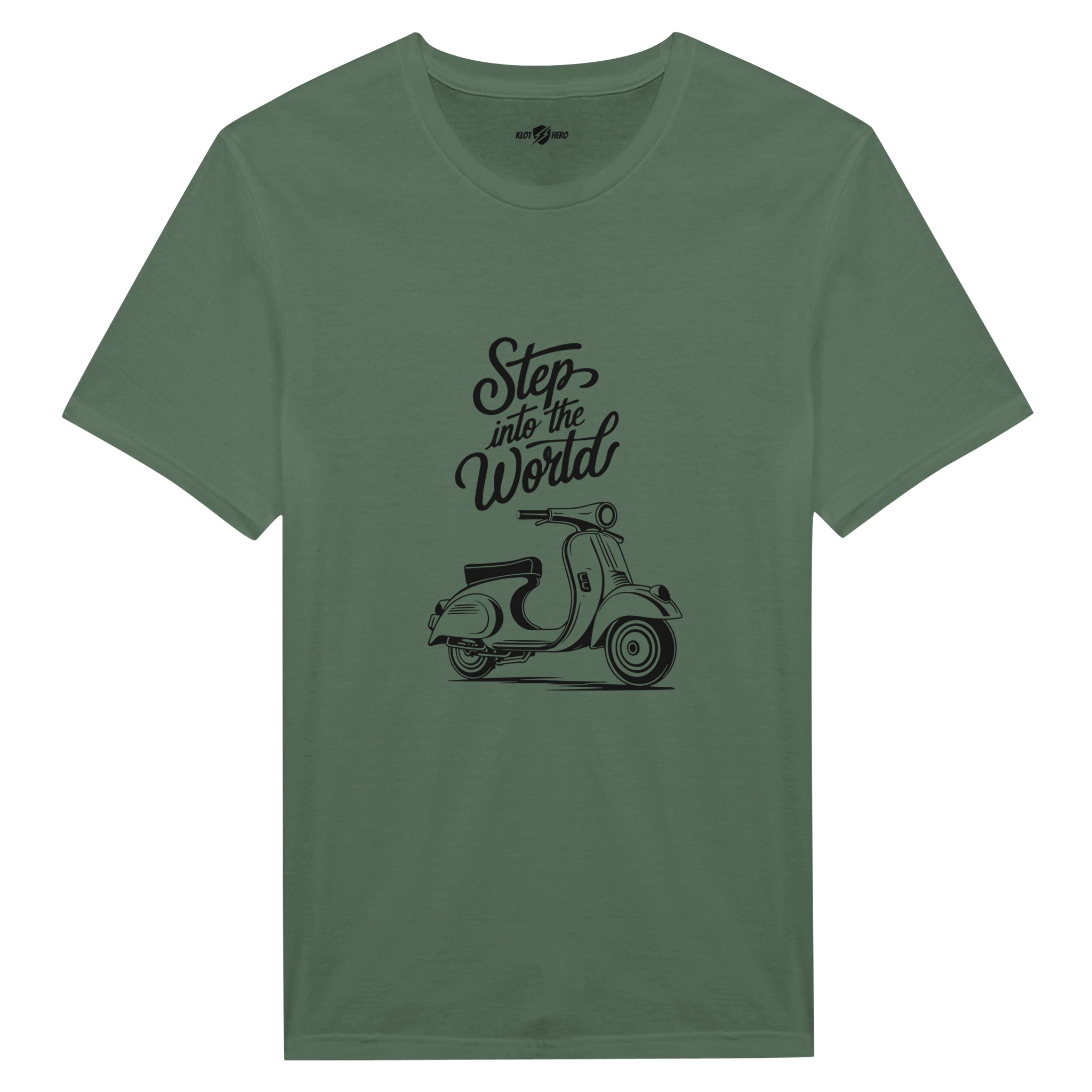 T-shirt Uomo Streetwear Stampa Scooter Vintage - Klothero